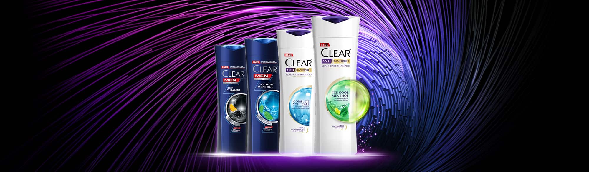 Produk Shampo Anti Ketombe Clear Pria